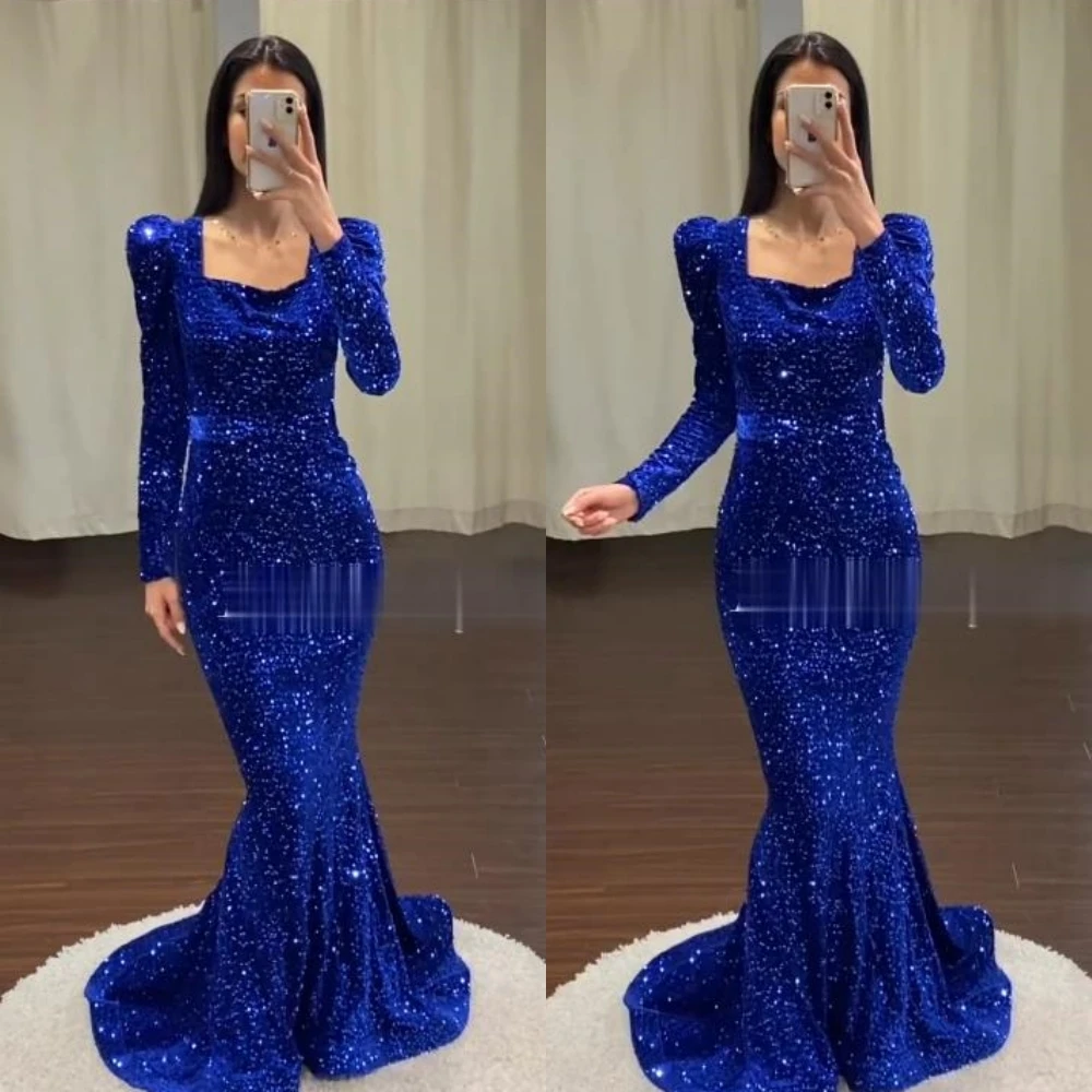 Top Trends: Yipeisha Sparkle Fashion Square Mermaid Quinceanera Dresses Floor Length Skirts Sequin Evening Shoppable Styles