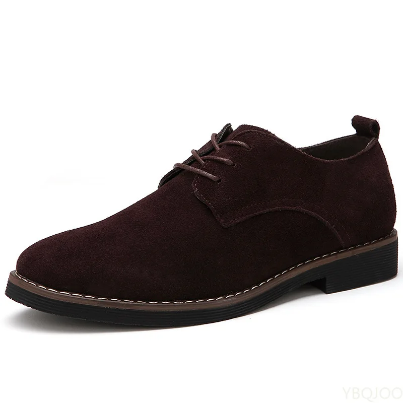 Top Trends: 2023 Plus Size 38-48 Oxford Men Shoes PU Suede Leather Spring Autumn Casual Men Leather Shoes Male Dress Shoes Shoppable Styles