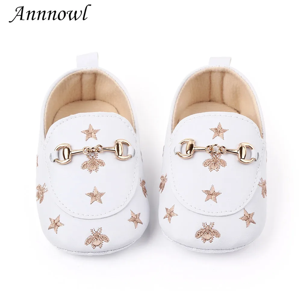 Top Trends: Brand New Infant Boy Shoes Newborn Footwear Toddler Girl Soft Moccasins Cute Cartoon Bees Star Loafers For 1 Year Old Baby Items Shoppable Styles