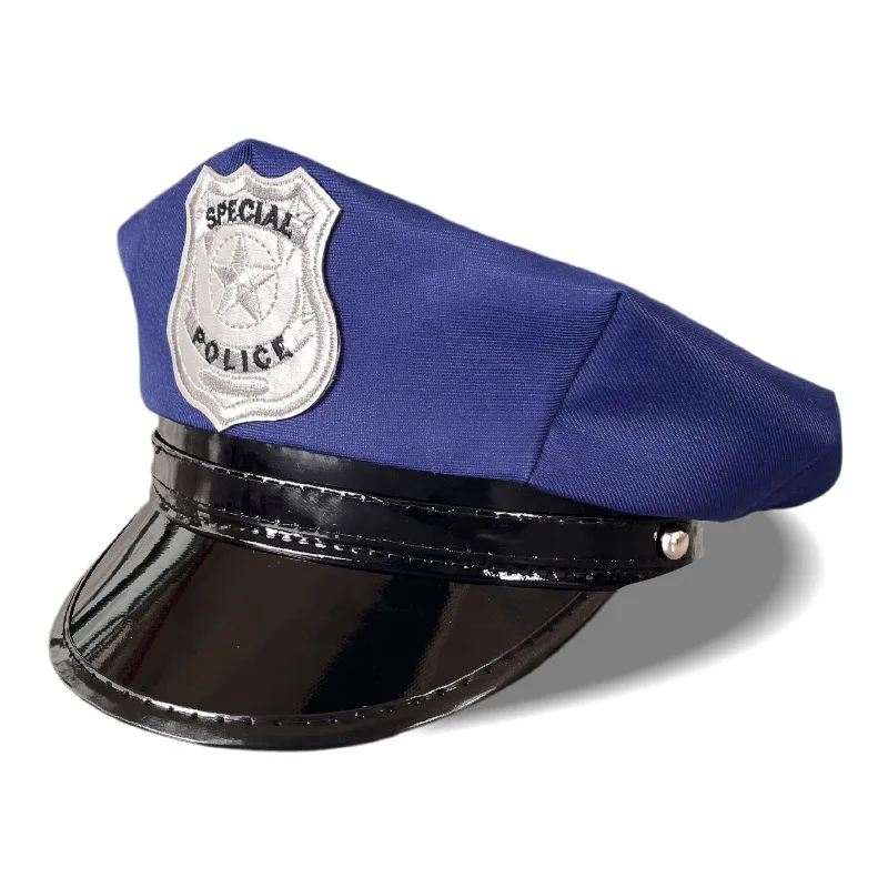 Top Trends: Children Police Hat Toddler U.S. Octagonal Police Hat Flat Top Kids Cos Play Uniform Halloween Performance Hat Shoppable Styles