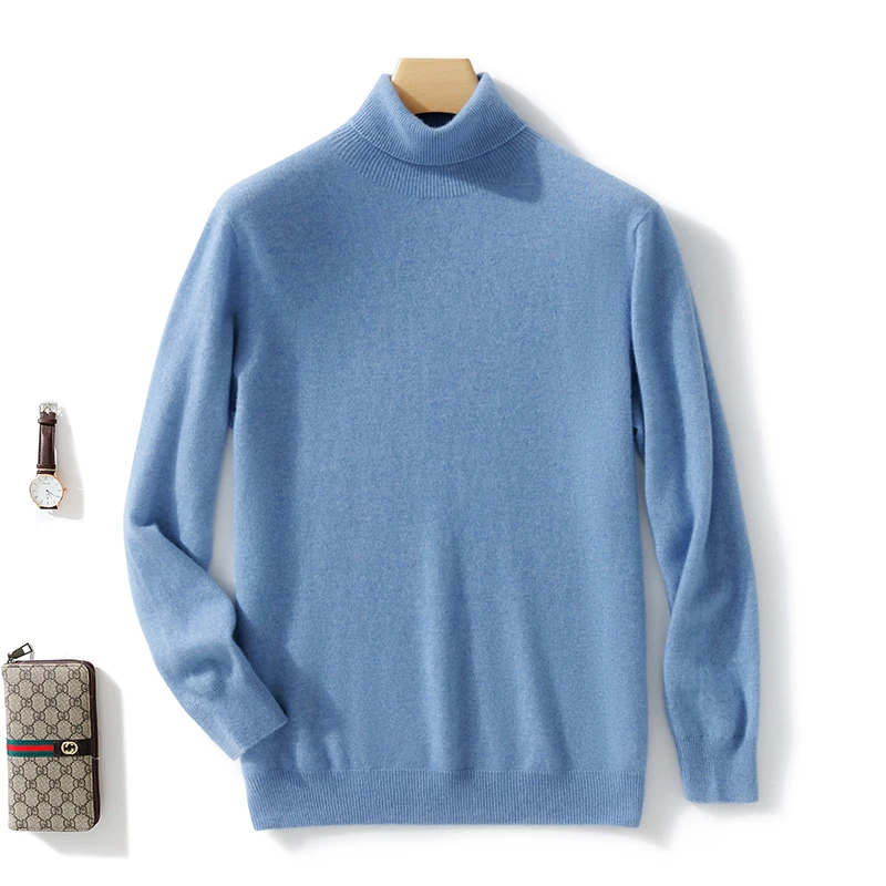 Top Trends: Men&#039;s Long Sleeve Knit Turtleneck Sweaters, 100% Cashmere Jumpers, Warm Pullovers, Winter Clothing, 2022 Shoppable Styles