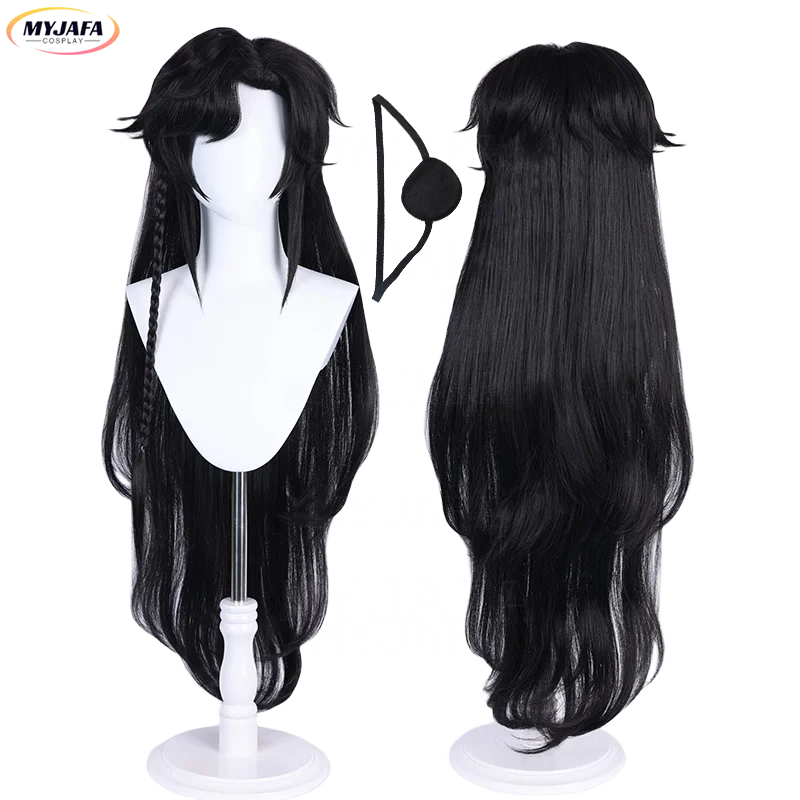 Top Trends: Hua Cheng San Lang Cosplay Wig Heaven Officials Blessing Cosplay Tian Guan Ci Fu Wig Black Heat Resistant Synthetic Hair Wigs Shoppable Styles