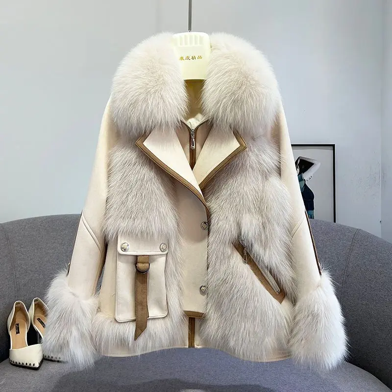 Top Trends: 2022 New Autumn-winter Imitation Loose Mid-long Style Fur Coat Women Plus Cashmere Thickening Thinning Leisure Trend Jacket Shoppable Styles