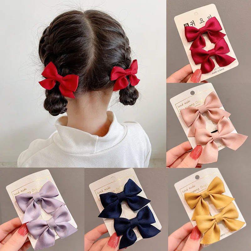 Top Trends: Cute Children Bowknot Princess Hairpins Girls Kids Hair Clips Bows Barrettes Accessories Hairclip Headdress Headwear Ornaments Shoppable Styles