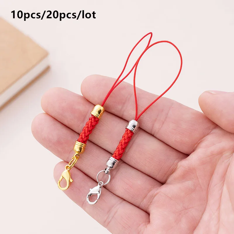 Top Trends: 10 / 20pcs Keychain Rope With Jump Ring Lanyard Lariat Strap Cord For DIY Keyring Pendant Crafts Jewelry Making Supplies Wholesale Shoppable Styles - Image 5