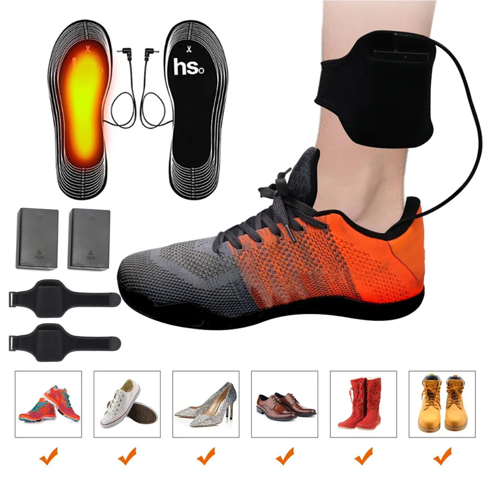 Top Trends: Winter Heated Insoles Electric Battery Heating Warm Shoes Inserts Free Cut Carbon Fiber Foot Pads Thermal Heater Insoels Shoppable Styles