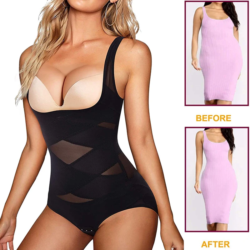 Top Trends: Body Shaper Tummy Control Butt Lifter Women Shapewear Bodysuit Slimming Belly Waist Trainer Postpartum Underwear Colombianas Top Shoppable Styles