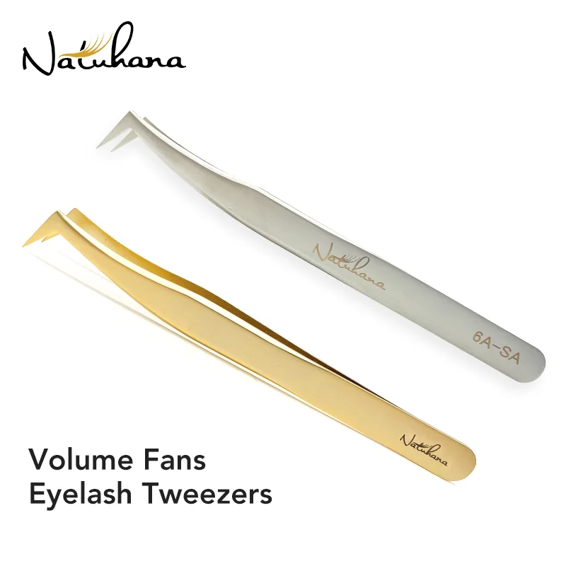 Top Trends: NATUHANA Anti-static Straight Eyelash Extension Tweezers Industrial Precision Curved Straight Lash Eyebrow Tweezers Makeup Tool Shoppable Styles