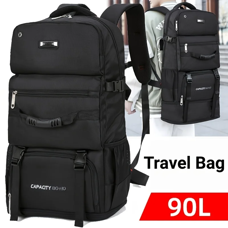 Top Trends: 80L 90L Travel Bag Large Capacity Climbing Backpack Men Women Outdoor Camping Luggage Bags Trekking Backpack Hiking Pack Shoppable Styles