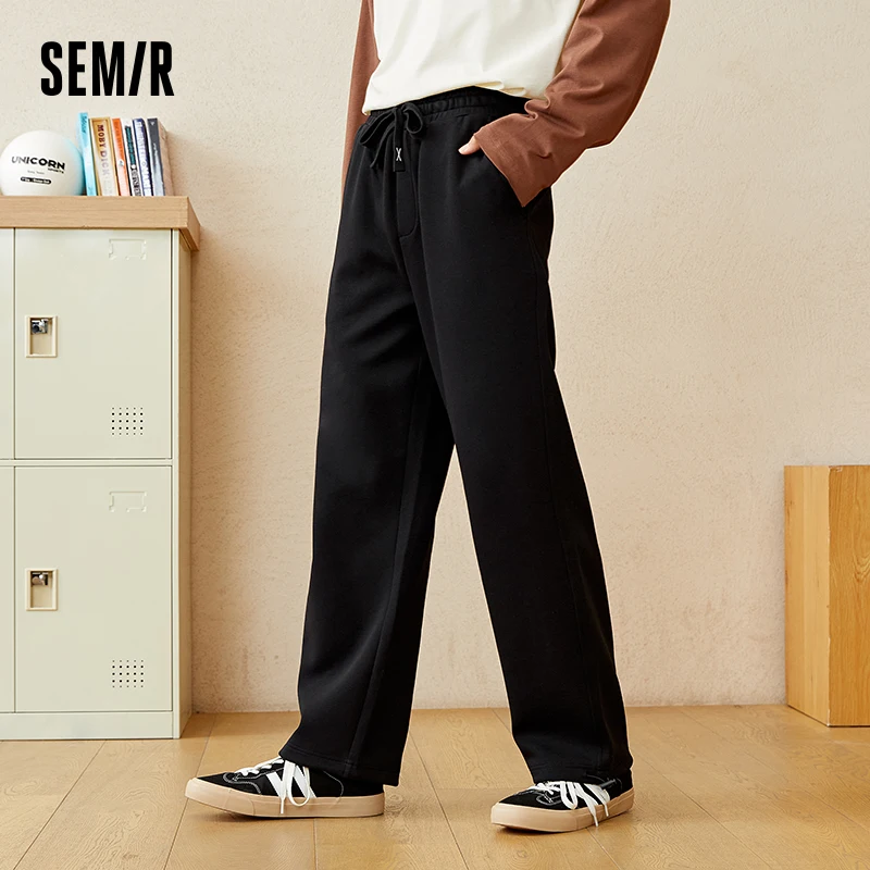 Top Trends: Semir 2023 Men Pants Autumn New Simple Casual Loose Straight-leg Commuting Trousers For Men Shoppable Styles