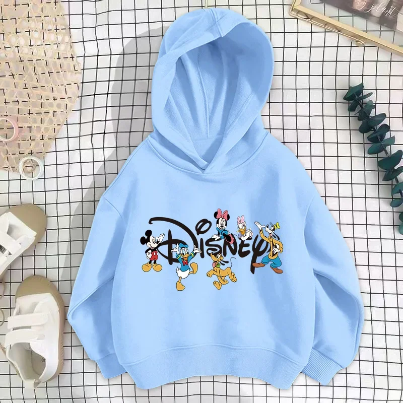 Top Trends: Girls Cartoon Hoodie Clothing Fall Boy Girl Baby Toddler Minnie Mickey Mouse Cute T-shirt Kids Long Sleeve Pure Cotton T-shirt Shoppable Styles - Image 2