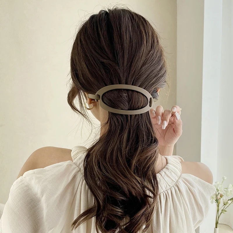 Top Trends: New Korea Big Size Duckbill Clip Hair Hairpin Top Clip Disk Hair Plastic Hairgrips Clamps Women Makeup Headwear Hair Accessories Shoppable Styles - Image 4