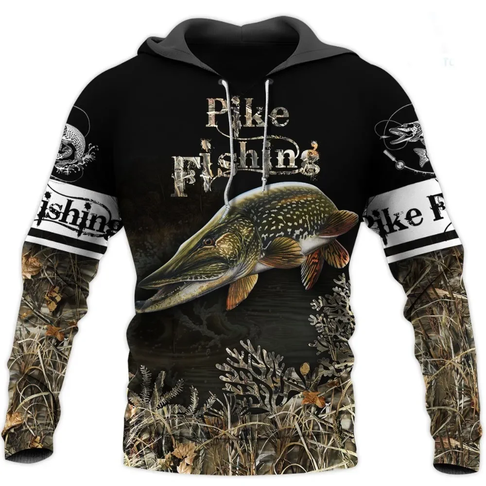 Top Trends: Autumn And Winter Men's And Women's Hooded Sweatshirts 3D Printing Outdoor Sports Fishing Camping Hunting Essential Hoodies Shoppable Styles