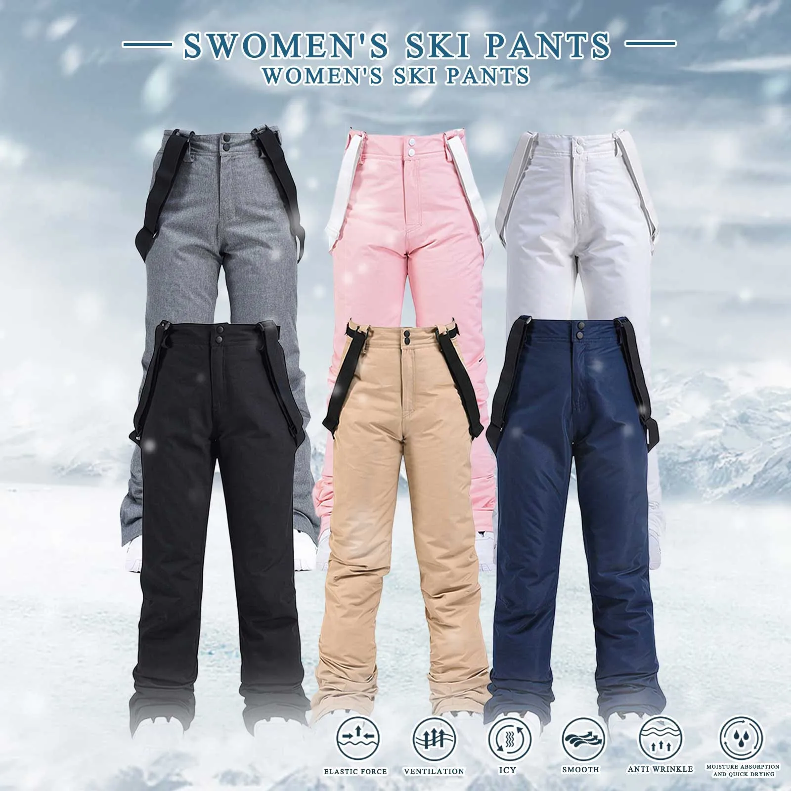 Top Trends: Ski Pants Women Winter Sport Outdoor Thickening Trousers Men Windproof Waterproof Warm Snowboard Trousers Sports Warm Shoppable Styles