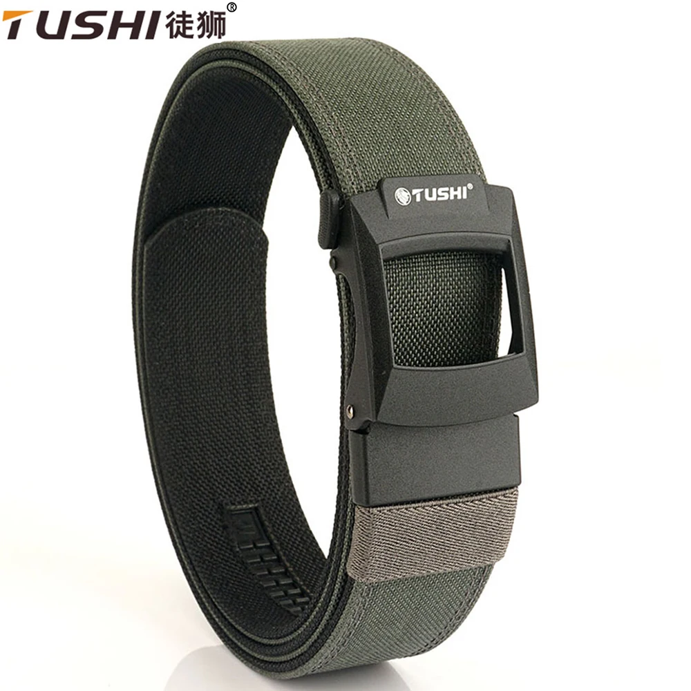 Top Trends: TUSHI Belt Men Outdoor Hunting Metal Tactical Belt Multi-function Alloy Buckle High Quality Marine Corps Canvas Hanging Gun Belt Shoppable Styles