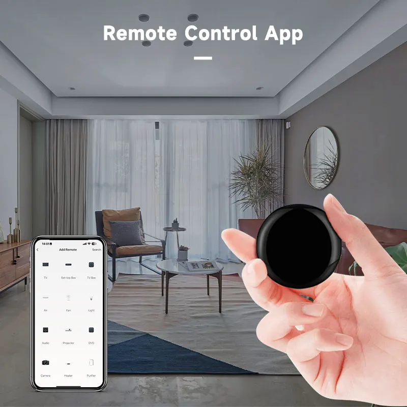 Description Picture 5 of itemTNCE Tuya IR RF Remote Control WIFI,Universal Infrared Controller for Air Conditioner,Smart Life APP,work with Alexa Google Home