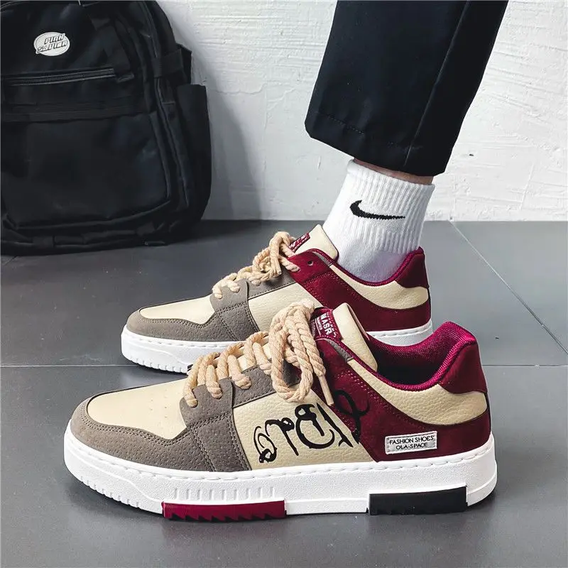 Top Trends: 2023 New Men Fashion Casual Shoes Platform Casual Sneaker Men&#039;s Vulcanized Shoes Male Flats Lace-up Platform Shoes For Men Shoppable Styles