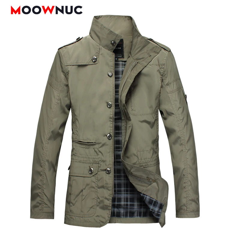 Top Trends: Male Casual Coats Autumn Men's Jacket Spring Overcoat Windbreaker 2023 Outdoors Youth Windproof Hombre Coveral Plus Size MOOWNUC Shoppable Styles