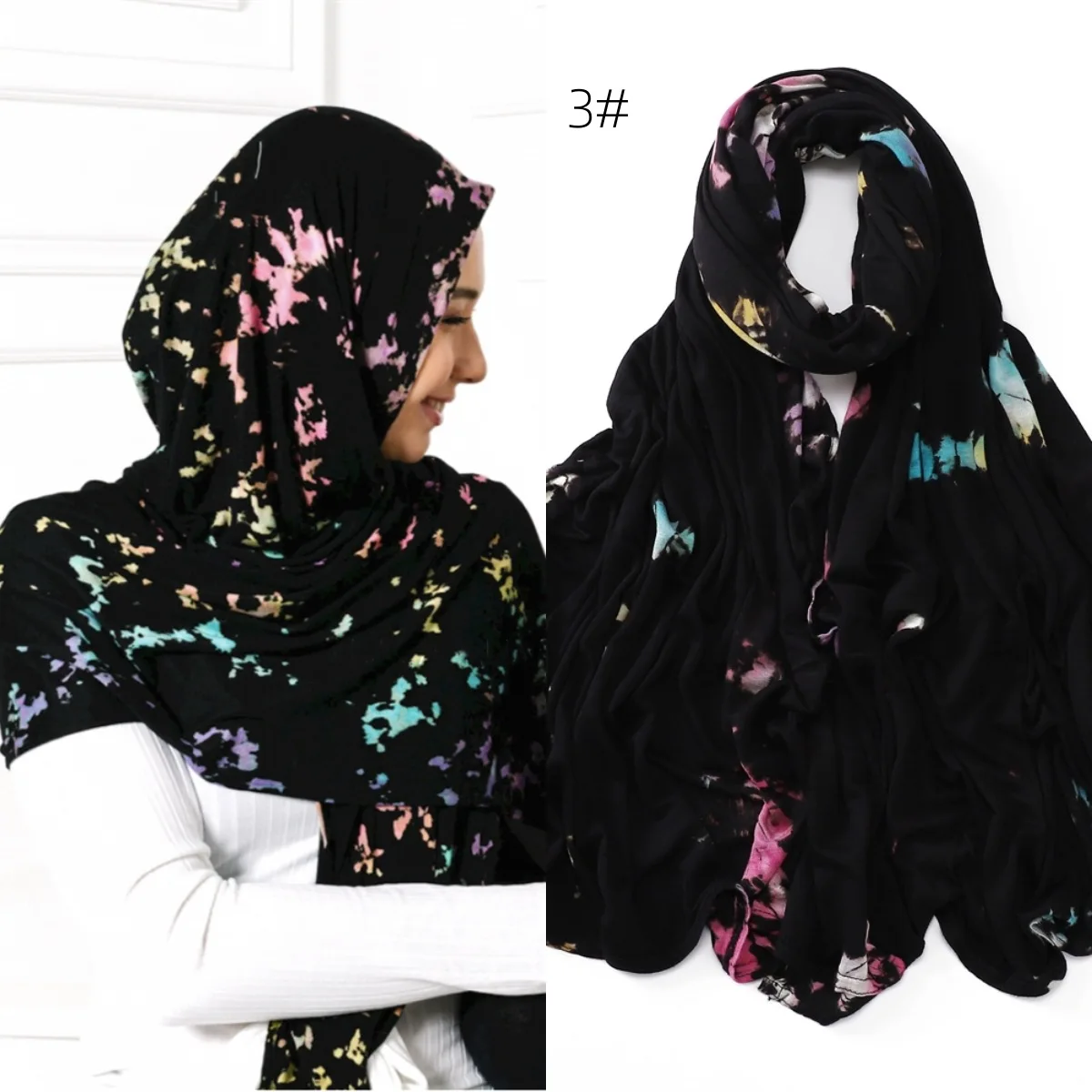 Top Trends: 2023 Plain Solid Modal Jersey Abstract Bandhnu Hijab Cap Women Elastic Muslim Full Cover Islam Foulards Bonnet Headband 175*70Cm Shoppable Styles