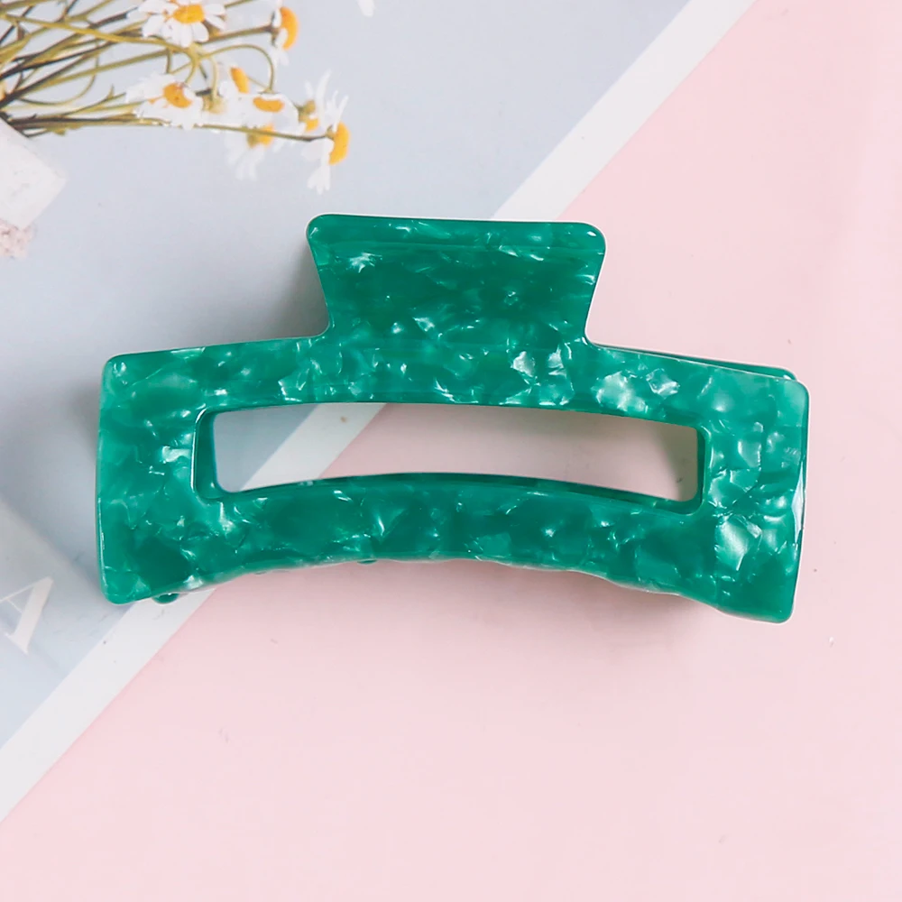 Top Trends: Acetate Hair Claw High Quality Colorful Middle Size Hair Clips For Long Thick Hair Accessories Women Girls Female Shoppable Styles - Image 6