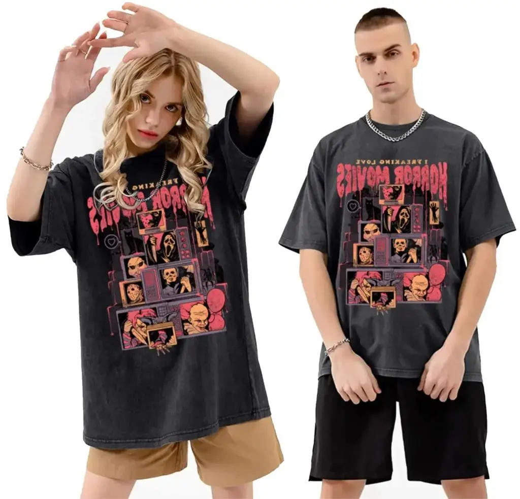 Top Trends: Y2k Anime T-shirts Berserk Washed Short T-shirts For Men Women's Tops Woman Offer Kanye Fugees Oversized T-shirt Shoppable Styles - Image 2