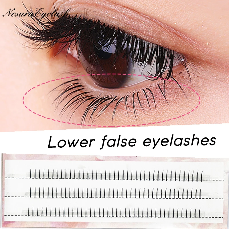 Top Trends: Lower Eyelashes Professional Makeup J B C D 0.07 Lash Individual Lashes Natural Eyelashe Mink False Eyelash Extension Shoppable Styles