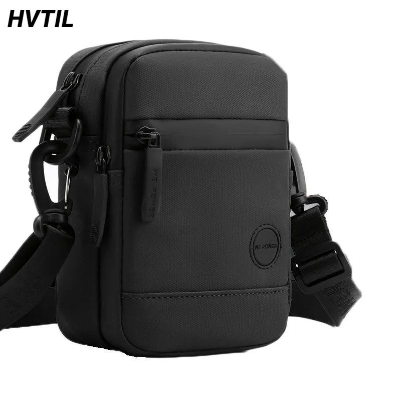 Top Trends: HVTIL Outdoor Casual Men Single Shoulder Crossbody Bag Luxury Fashion Travel Mini Chest Bag Nylon Fanny Pack USB Headphone Jack Shoppable Styles