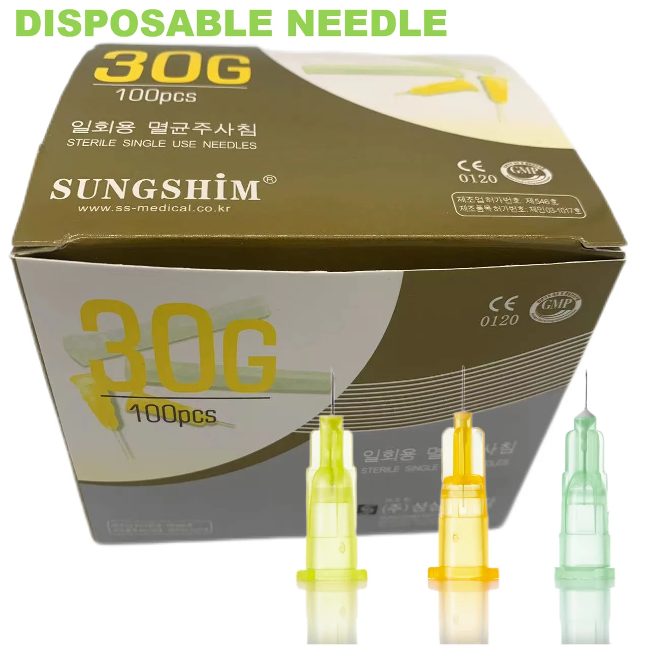 Top Trends: 100pcs Disposable Plastic Medical Beauty 18G, 30G, 34G, 32G, 25G, 27G Painless Small Needle Sterile Injector Micro Hypodermic Tool Shoppable Styles