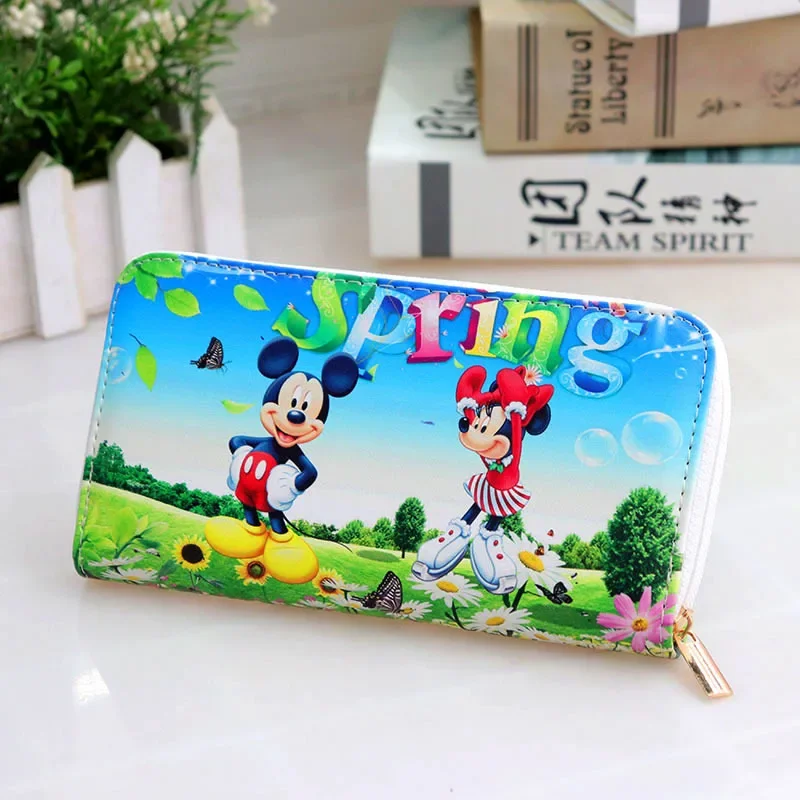 Top Trends: Disney Fashion Women's Wallet Mickey Mouse Frozen Pu Long Print Cartoon Coin Purse Minnie Stitch Kawaii High Capacity Purse Gift Shoppable Styles