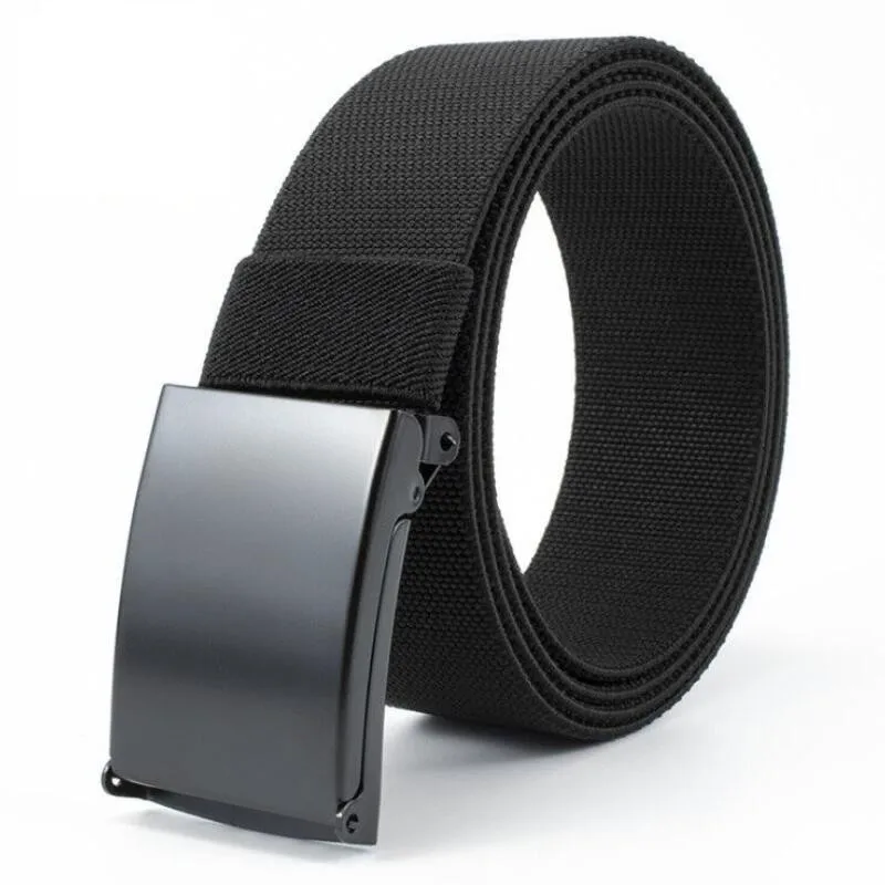 Top Trends: New Men / Women Nylon Braided Elastic Men's Belt Outdoor Multifunctional Training Canvas Belt High Quality Casual Waistband Shoppable Styles