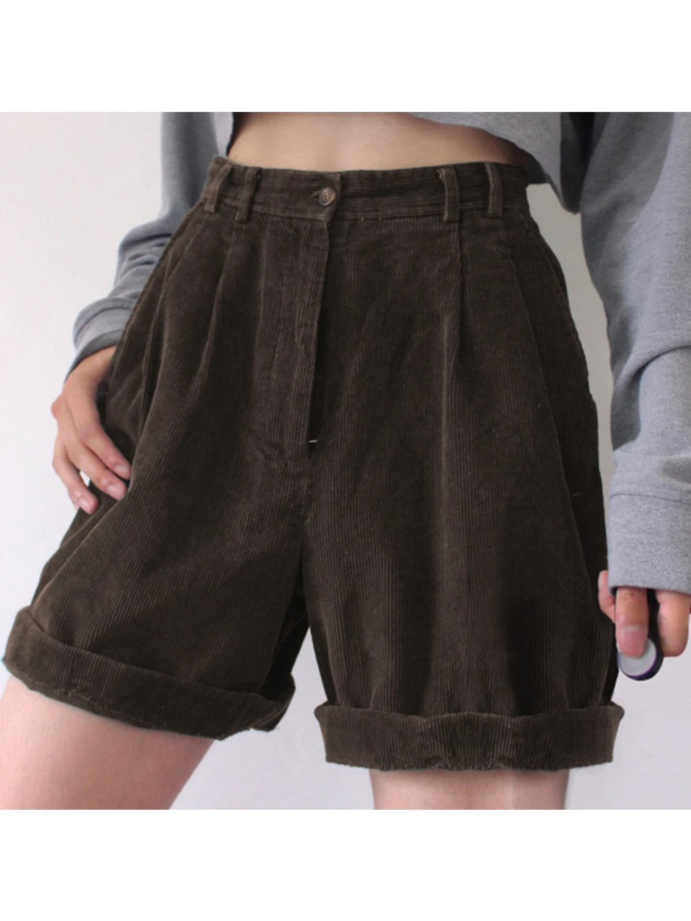 Top Trends: Shorts Women High Waist Vintage Boyfriend Style Women Shorts 2022 Casual Solid Women Shorts Streetwear Ladies Shorts Classic Shoppable Styles