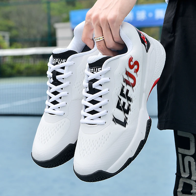 Top Trends: New Badminton Shoes Men Women Big Size 36-46 Professional Badminton Wears For Ladies Tennis Sneakers Light Volleyball Shoes Shoppable Styles