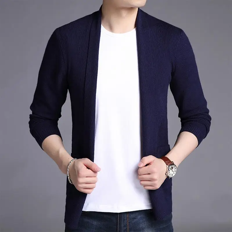 Top Trends: 2023 Spring And Autumn New Men's Short Knit Cardigan Fashion Small Fresh Slim Sweater To Wear Jacket Shoppable Styles