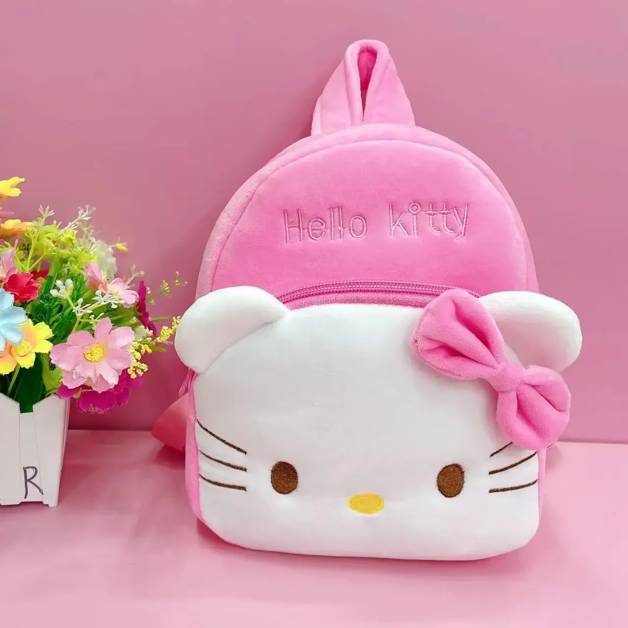 Top Trends: Sanrio Hello Kitty Melody Children&#039;s Backpack Cartoon Cute Plush Doll Kindergarten Girls Large Capacity Lightweight School Bag Shoppable Styles