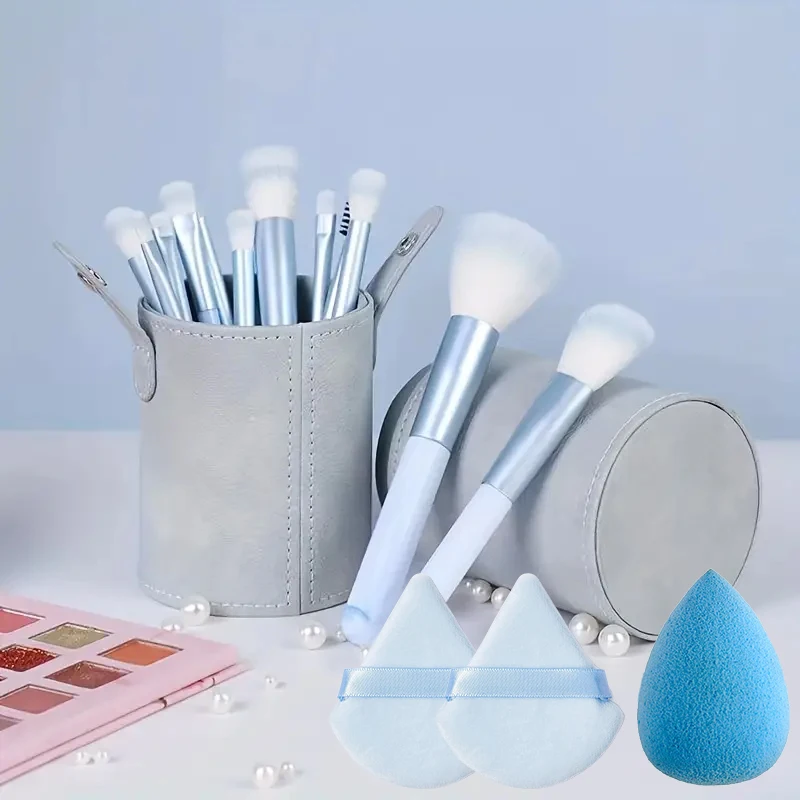 Top Trends: Professional 8 / 14PCS Makeup Brushes Set Sponge Beauty Sponge For Women Cosmetic Brush Loose Powder Brush Blending Beauty Tools Shoppable Styles