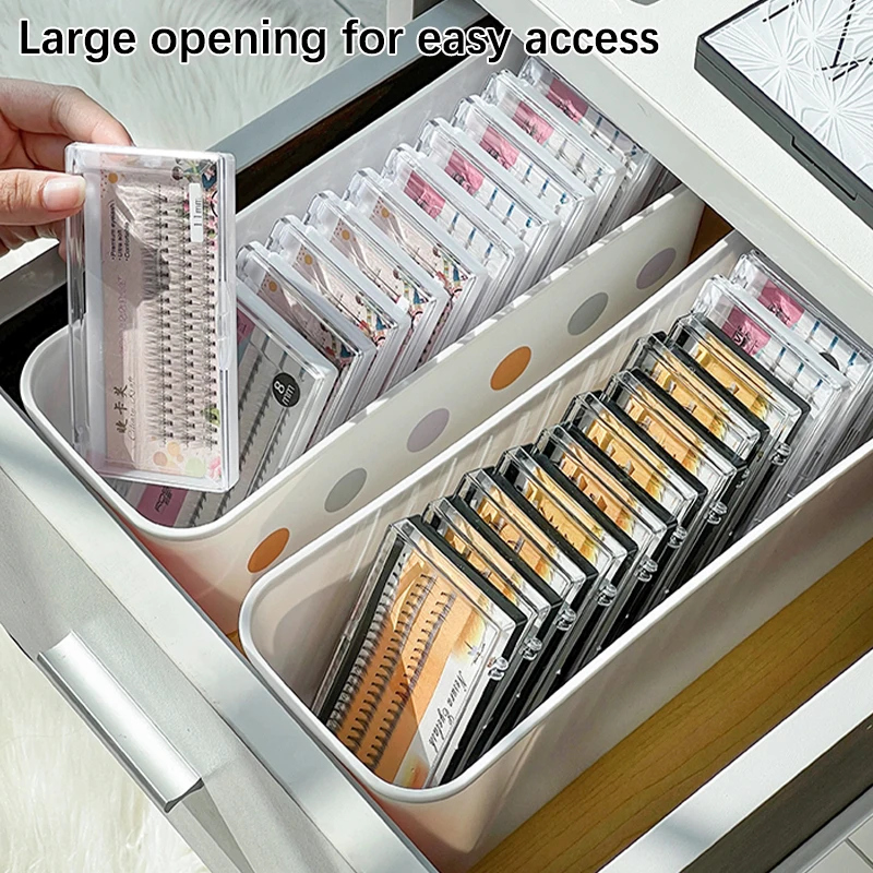 Top Trends: 1Pc False Eyelash Storage Box For Eyelash Extension Tool Organizer Lash Accessories Cosmetic Makeup Tools Storage Box Shoppable Styles - Image 2