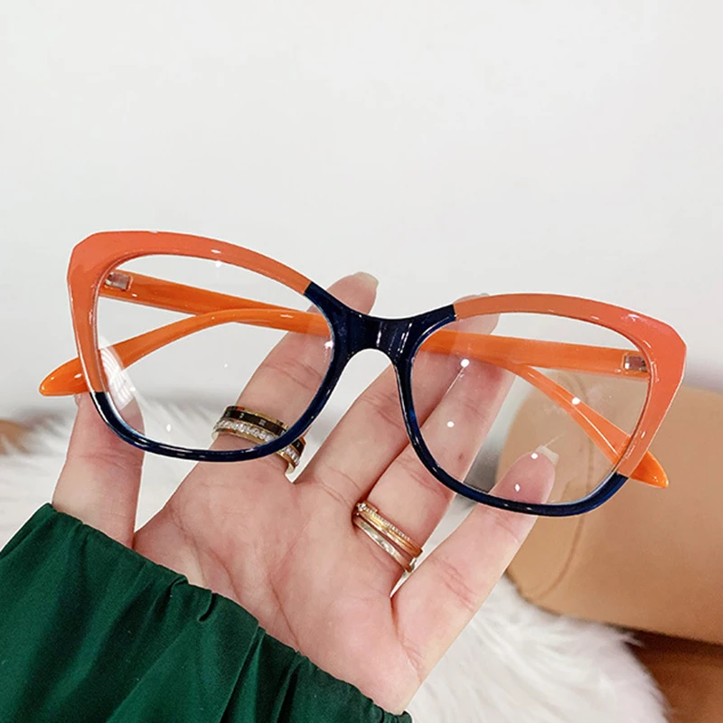 Top Trends: Classic Eyeglasses Frame Retro Women Cat Eye Anti Radiation Blue Light Blocking Glasses Protective Eyewear Computer Screen 2024 Shoppable Styles - Image 2