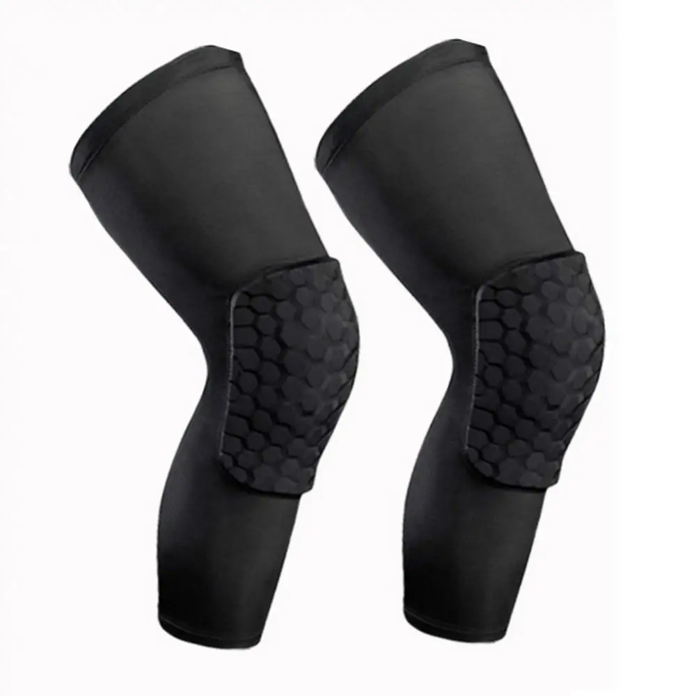 Top Trends: 1Pc Men Knee Pads Honeycomb Basketball Sport Kneepad Volleyball Knee Protector Brace Support Football Compression Leg Sleeves Shoppable Styles