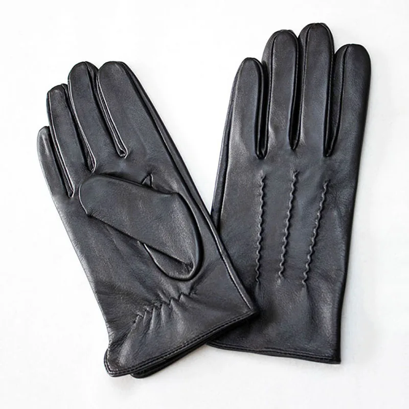 Top Trends: Summer Driving Touch Screen Sheepskin Gloves Men&#039;s Single-Layer Leather Thin Unlined Spring And Autumn Motorcycle Riding Points Shoppable Styles