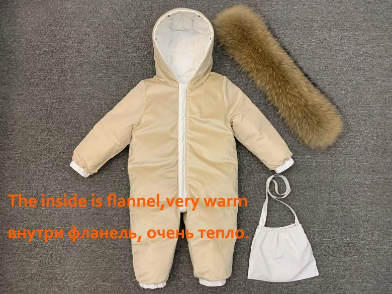 Top Trends: Children Winter -30C Thicken Down Jacket Girl Outside Warm Clothing Boy Winter Jacket For Russian Toddler Outerwear Romper Coats Shoppable Styles - Image 6