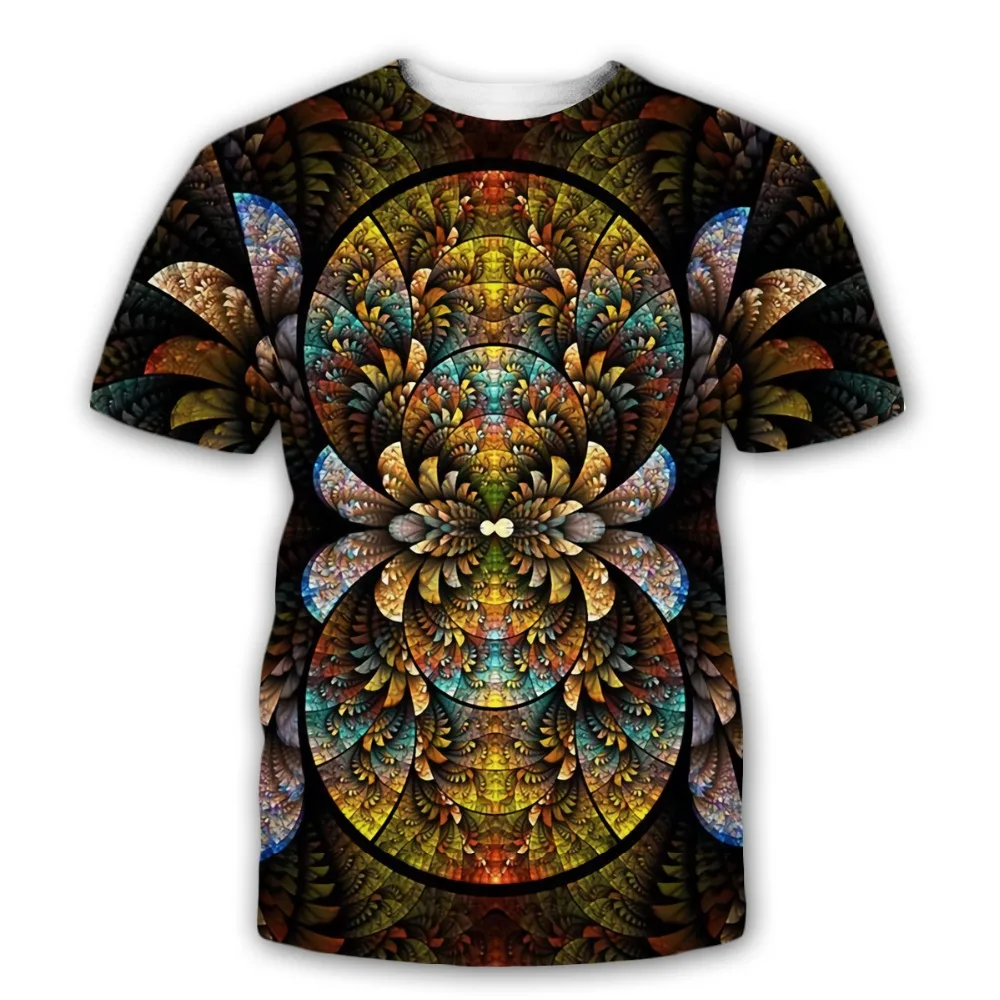 Top Trends: Mysterious Symbols New Fashion Trippy T-shirt Glow In The Dark 3D Psychedelic Printed Men Women Short Sleeves Summer Streetwear Shoppable Styles - Image 5