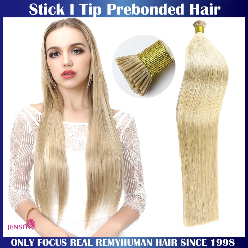 Top Trends: I Tip Hair Extension Straight Human Hair Extension 1g / Strand 100pc / Set Capsule Keratin Natural Fusion Human Hair Extension Color Shoppable Styles