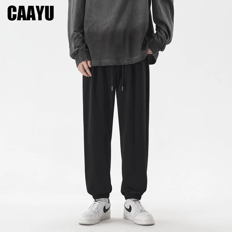 Top Trends: CAAYU Sweatpants Mens Pants Male Korean Man Loose Harajuku Black Casual Pants Streetwear Sport Trousers Joggers Oversize Sports Shoppable Styles