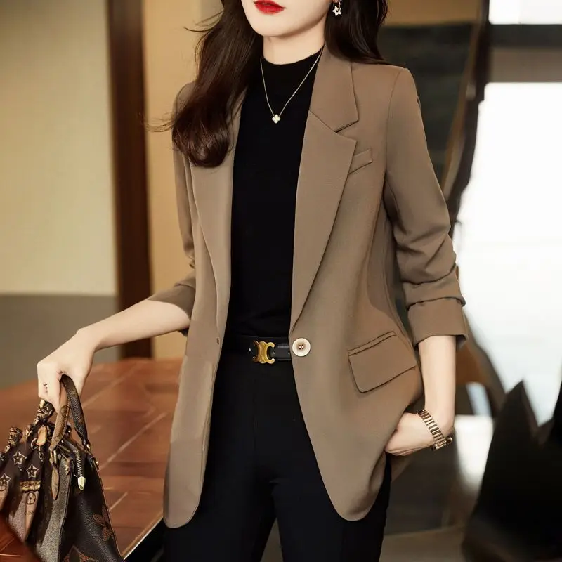 Top Trends: Large Size Women's Suit Jacket 2023 Spring And Autumn New Fashion Casual Temperament High-grade Small Suit Top WR008 Shoppable Styles