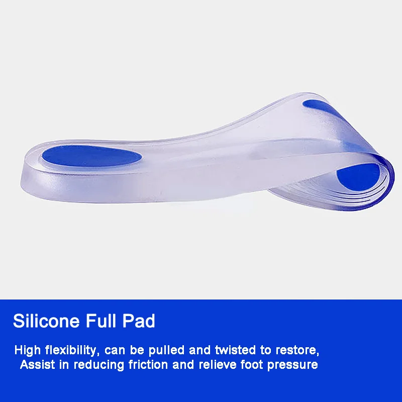 Top Trends: Silicone Orthopedic Insoles For Women Plantar Fasciitis Heel Pain Relief Massager Men Flat Foot Arch Support Inner Soles Cushion Shoppable Styles - Image 2