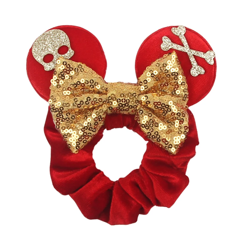 Top Trends: 2024 New Winter Women Velvet Mouse Ears Scrunchies Hairband Halloween Party Cosplay Elastic Ponytail Holder Girls Hair Accessory Shoppable Styles