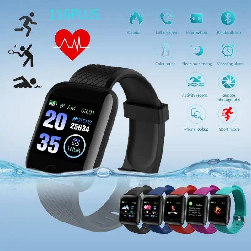 Top Trends: 2022 116 PLUS Smart Watch Men Women Heart Rate Monitor Fitness Tracker Bracelet Watch Bluetooth Call Waterproof Sport Smartwatch Shoppable Styles