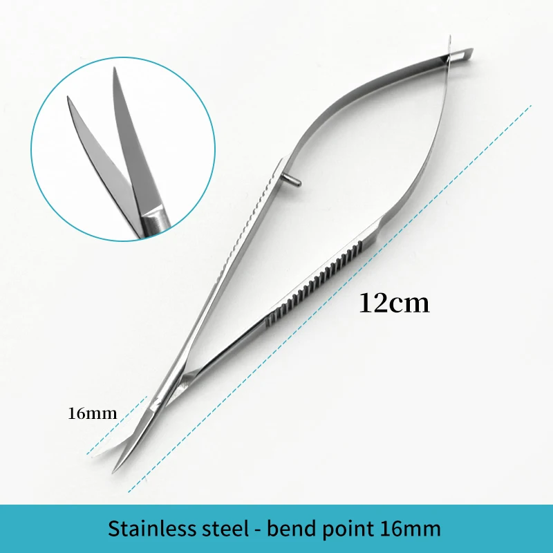 Top Trends: Stainless Steel Micro Corneal Scissors Straight Curved Sharp Ophthalmic Instruments Cosmetic Surgery Titanium Alloy Scissors Shoppable Styles