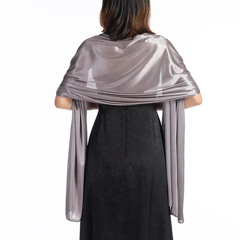 Top Trends: Shrugs And Boleros For Women Shawls For Dresses Evening Party Wrap Wedding Bridal Bolero Satin Pure Color Cape Bolero Shoppable Styles