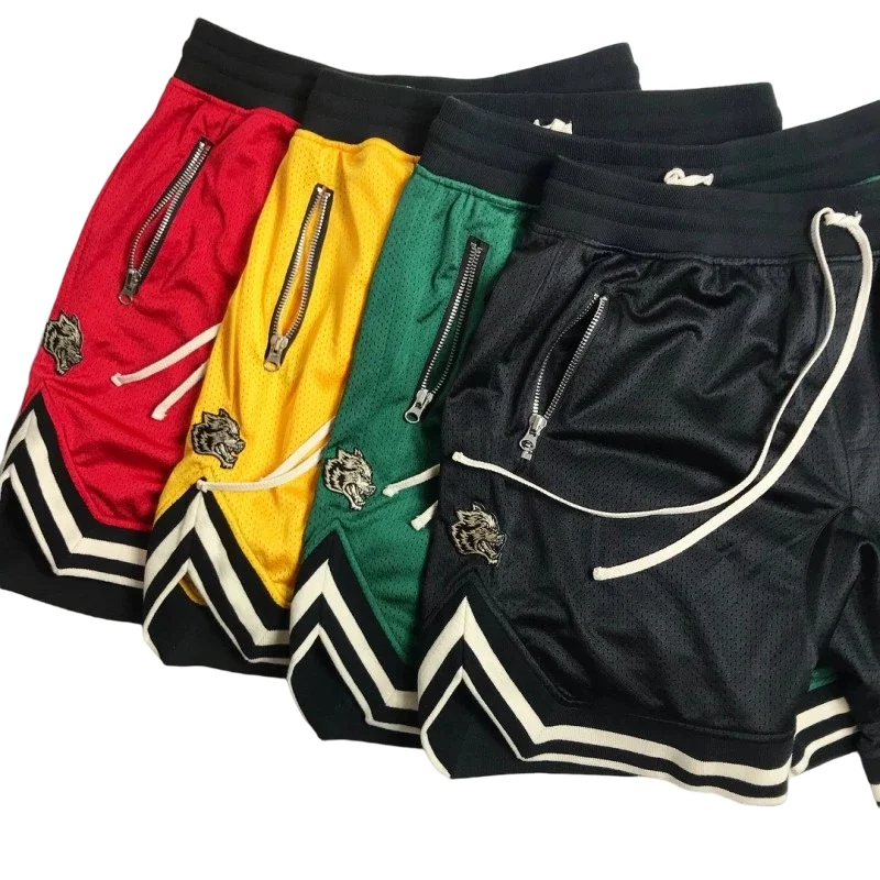 Top Trends: 2023 Summer New Shorts Men's Hip Hop Street Retro Sports Leisure Fitness Basketball Pants Mesh Five Minute Shorts Shoppable Styles